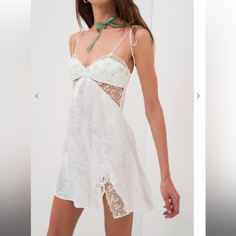 For Love and Lemons Baby’s Breath Slip Dress